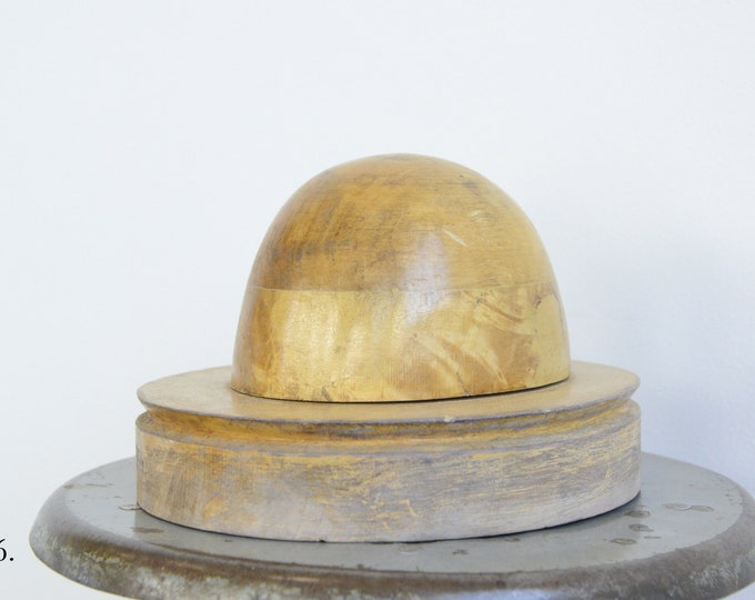 Wooden Factory Hat Forms Circa 1930s