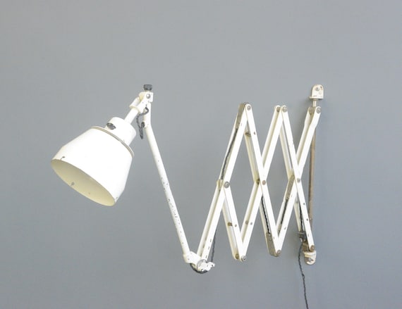 Midgard Hospital Scissor Lamp Circa 1930s - Etsy Canada