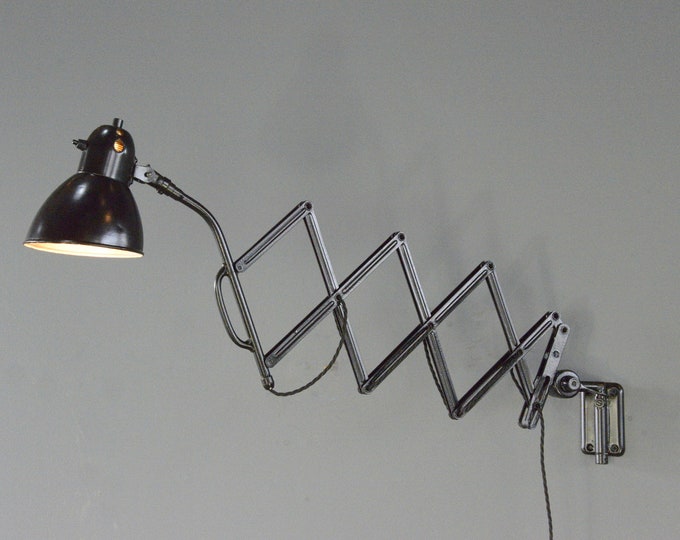 Industrial Scissor Lamp Circa 1930s