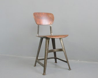 Model XI Industrial Chair By Rowac Circa 1930s