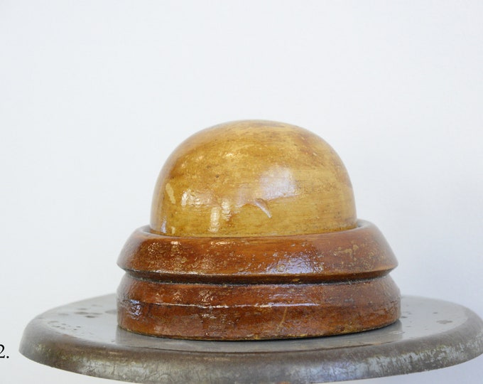 Wooden Factory Hat Forms Circa 1930s