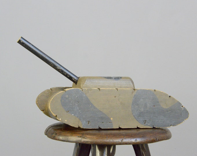 Large Trench Art Tank Circa 1910