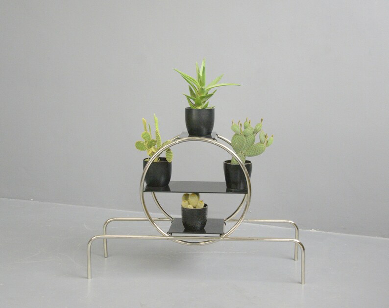 Bauhaus Plant Stand By Emile Guyot For Thonet Circa 1930s zdjęcie 6