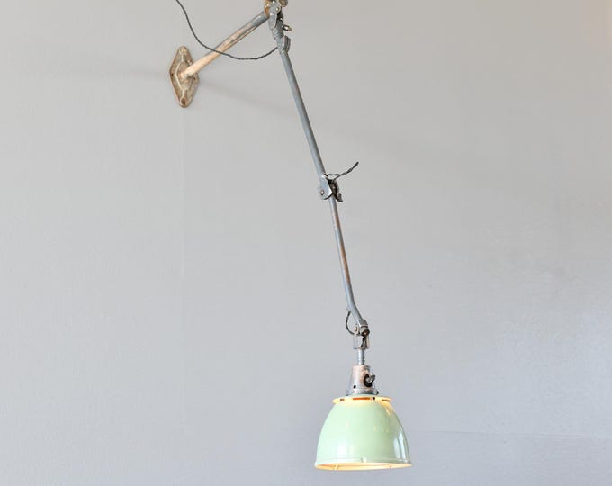 Wall Mounted Task Lamp By Midgard Circa 1940s