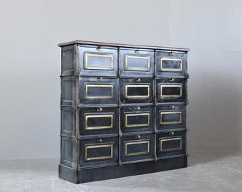 Gabinete industrial Wolf Netter y Jacobi Strafor Clapets alrededor de 1910