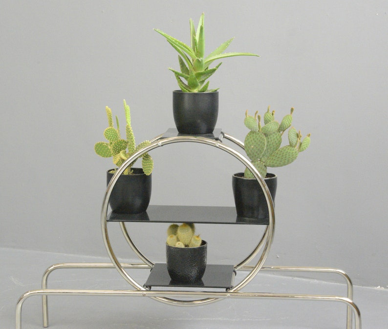 Bauhaus Plant Stand By Emile Guyot For Thonet Circa 1930s zdjęcie 9