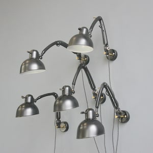 Kaiser Idell Model 6716 Wall Lamps Circa 1930s