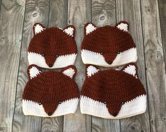 Fox Crocheted Hat