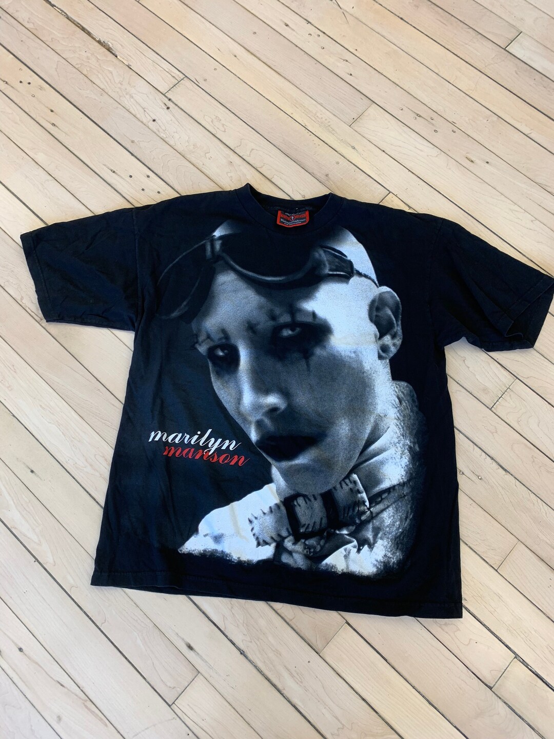 マリリンマンソン mARILyN mANSON 1997 星条旗tシャツ 12500円引き