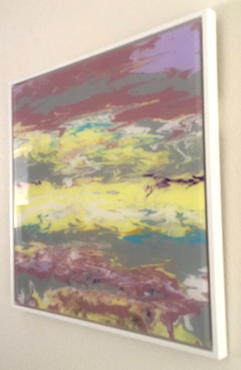 Abstract Original Oil Painting Plexiglass Wall Art Decor Etsy