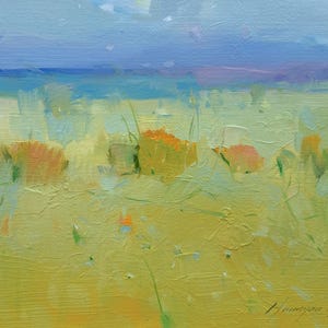 Landscape, Impressionism, Original oil Painting, Handmade artwork, One of a kind