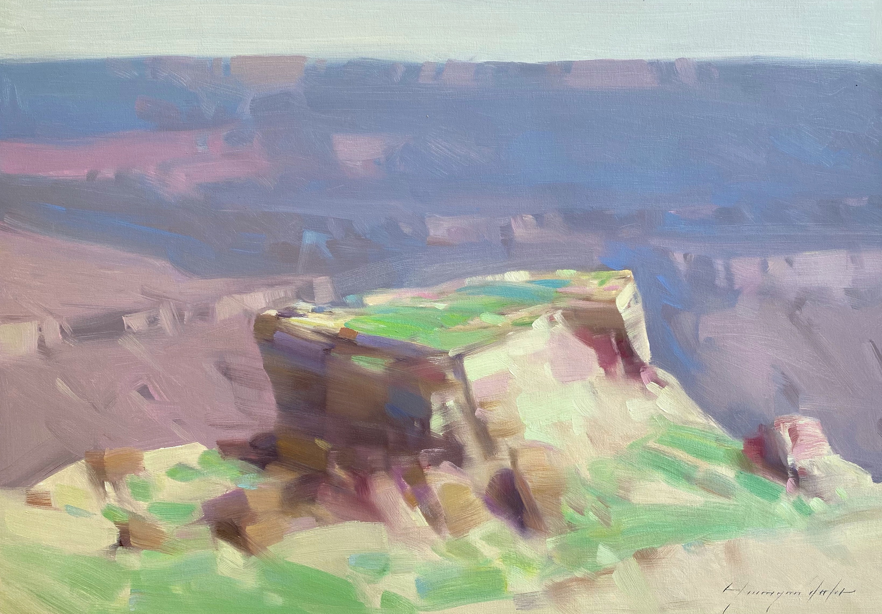Grand Canyon, Landschaftsölgemälde, Originalkunstwerk, ein Unikat