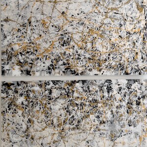 Pearl Sanskrit Acrylic on Plexiglass Original painting, handmade artwork, One of a kind