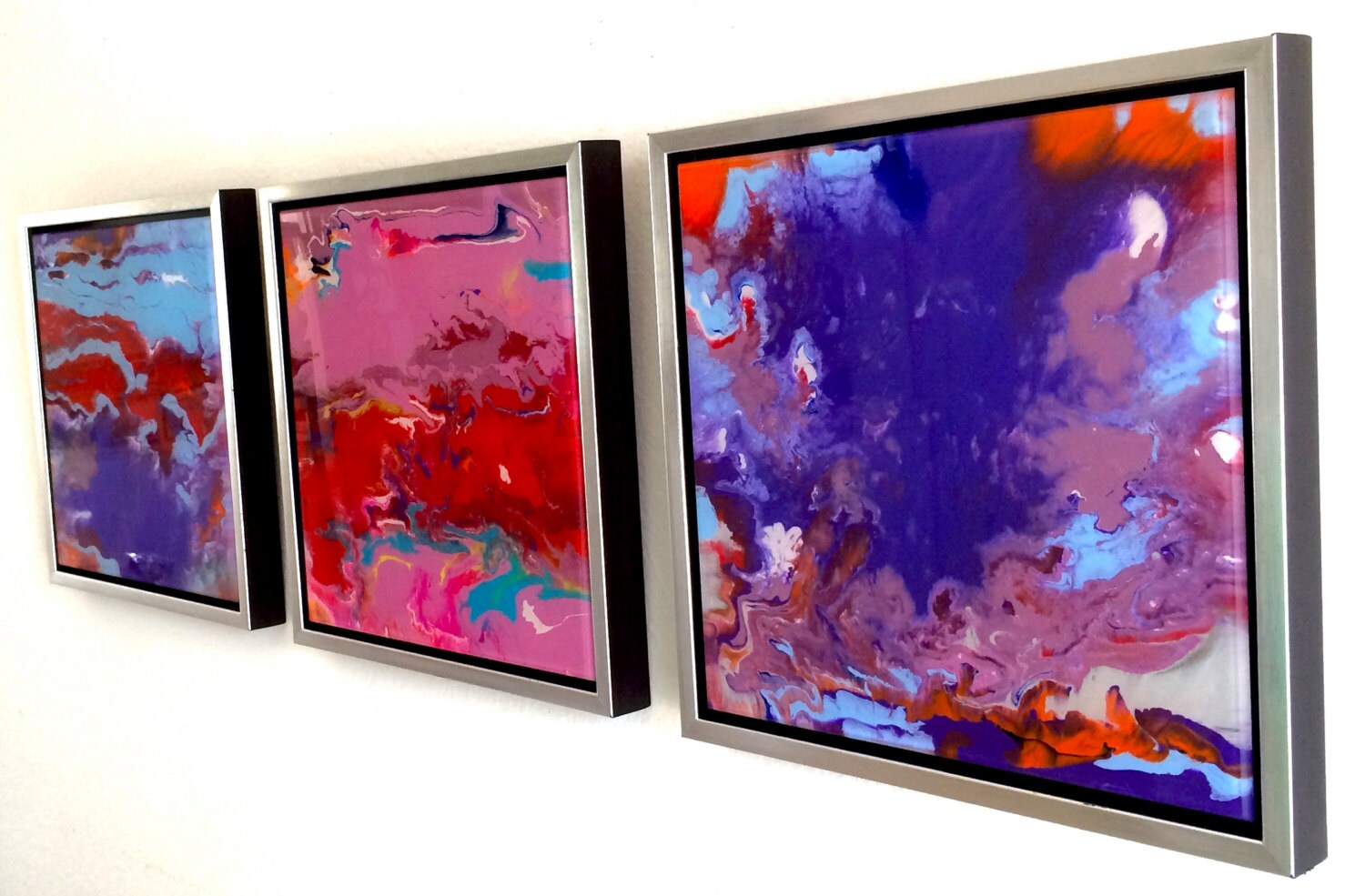 Abstract Original Oil Painting Plexiglass Wall Art Decor Etsy