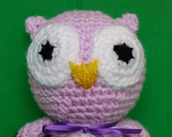 Amigurumi Baby Owl (Lavender)