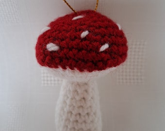 Christmas Toadstool (Mushroom) Tree Decoration