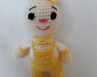 Amigurumi Crochet Bunny Rabbit in Overalls