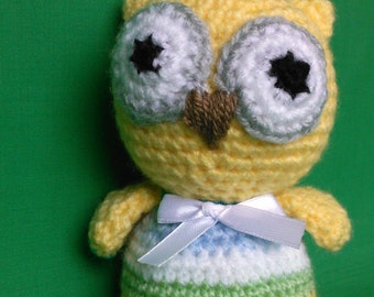 Amigurumi Baby Owl (yellow)