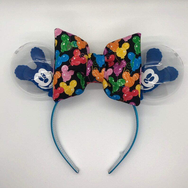 Mickey Balloon Ears Blue