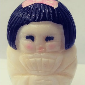 White Stone Geisha doll