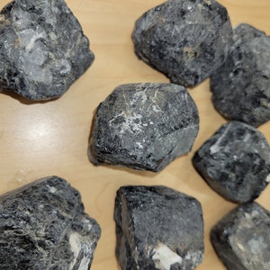 Raw  Solid Black Tourmaline