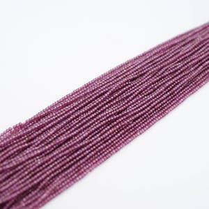 Rhodolite Garnet 2mm Faceted Rondelle Beads