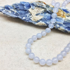 Chalcedony Round Smooth Beads Approx.