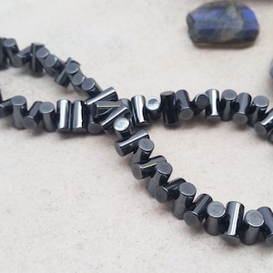 Hematite Cylinder Shape Beads