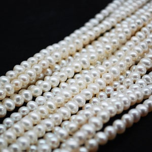 Cultured Freshwater Pearls Potato Shape Beads image 4