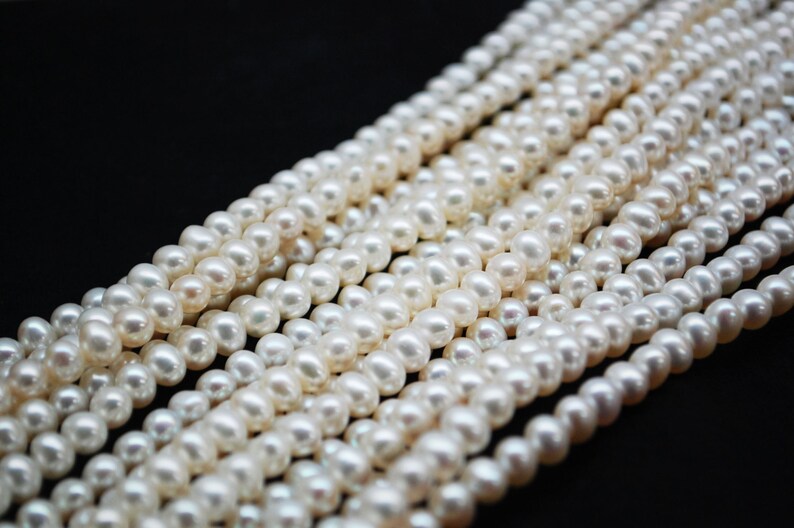 Cultured Freshwater Pearls Potato Shape Beads image 4