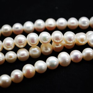 Cultured Freshwater Pearls Potato Shape Beads image 2