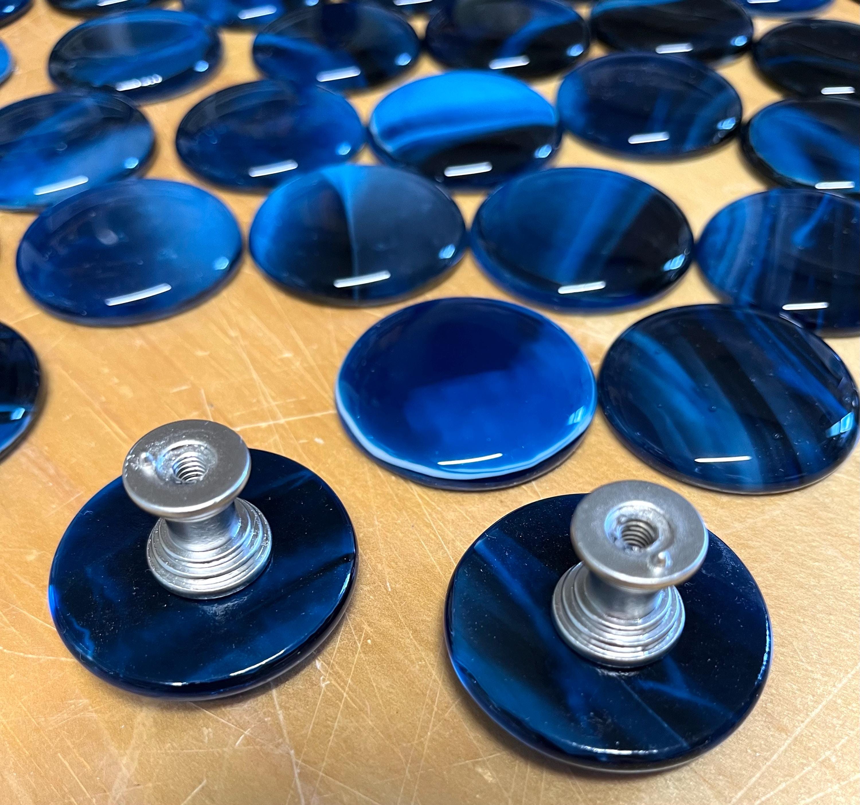 accessories for a light blue dress Buy Hobery Glass Knob Blue Online