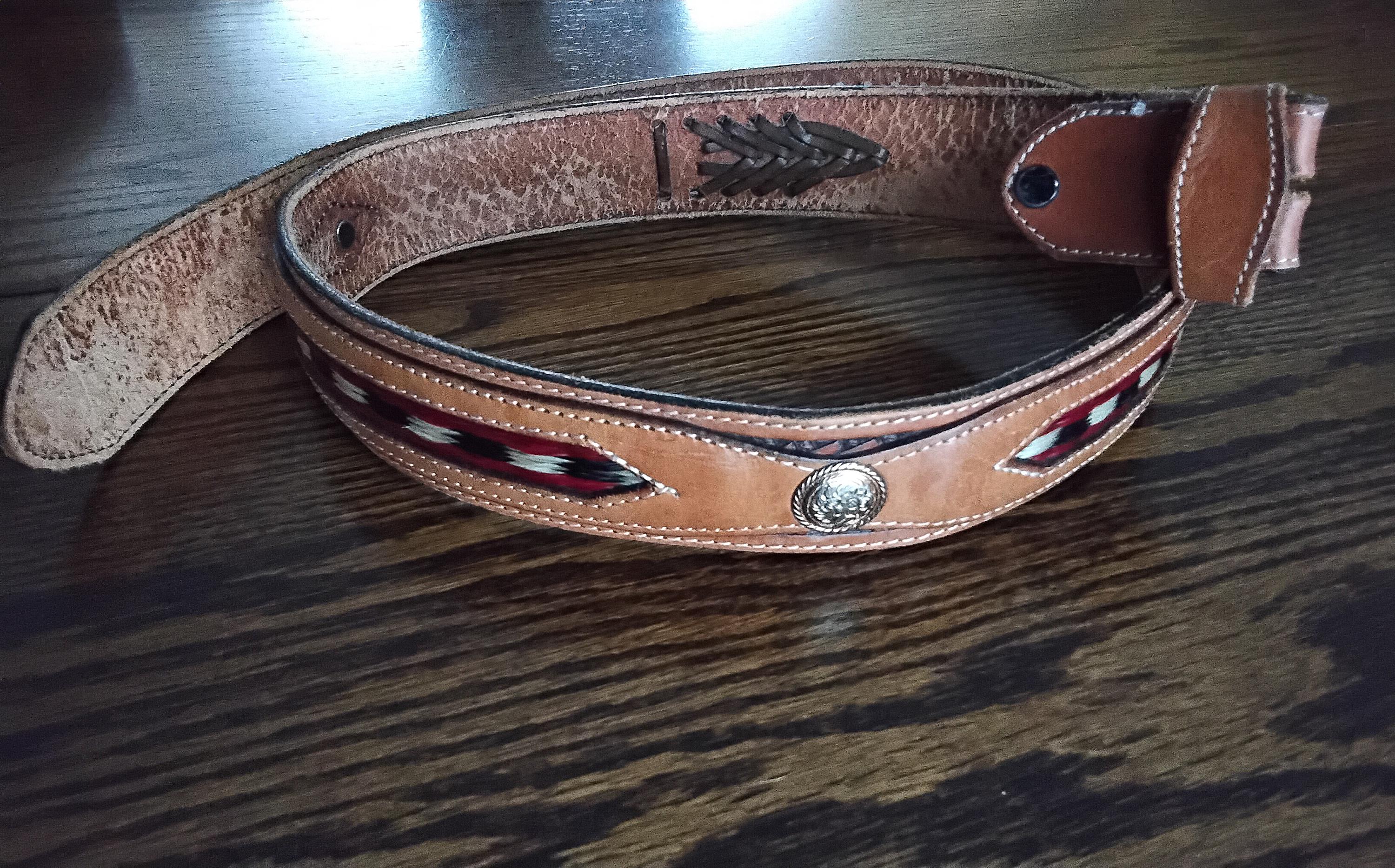 Horse Hair Western Belt - Etsy display picture 3
