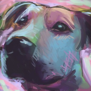 Custom Pet Portrait | Pet Memorial | Pet Portrait | Pet Paintings | Pet Loss Gifts | Pet Painting | Custom Pet Painting