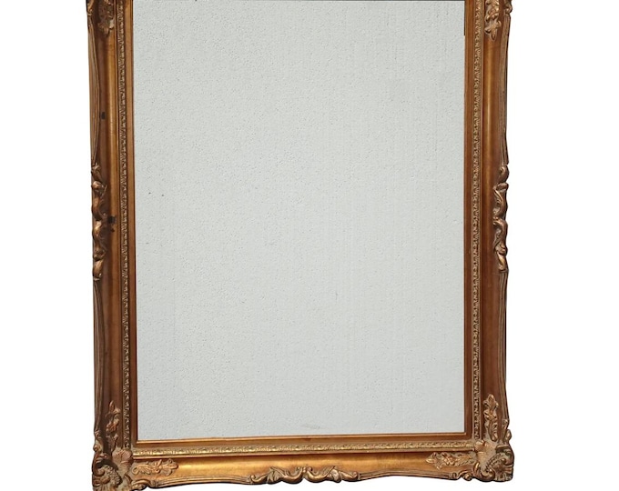 Large 58"Tallx45 Vintage French Country Gold Ornate Picture Frame