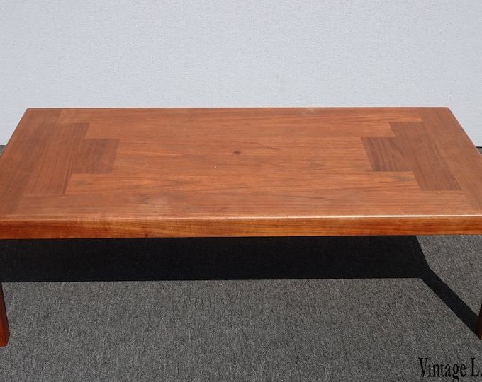 Vintage Mid Century Danish Modern Coffee Table Mobelfabrik made in Denmark