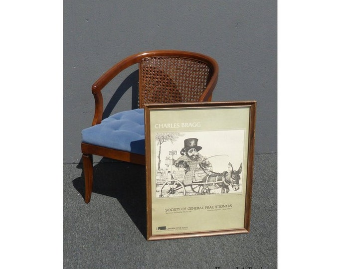 Vintage Charles Bragg "Society of General Practitioners" Poster Print Sony Prop