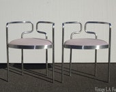Pair Mid Century Modern Fritz Hansen Accent Chairs made in Denmark