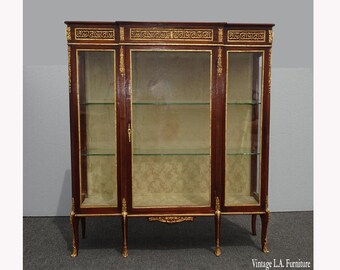 Antique French Display Cabinet 19th Century A Wonderful And Extremely Rare Hand Carved Treasure Cabinet