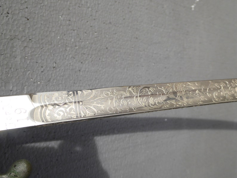 Vintage Engraved Sword with Cover image 8