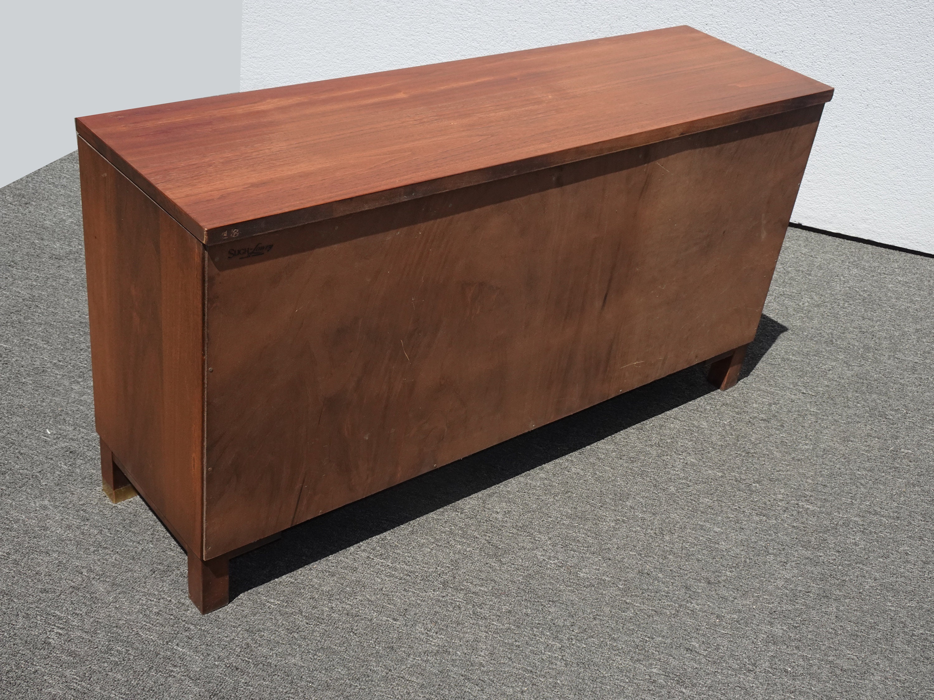 mid century tv credenza