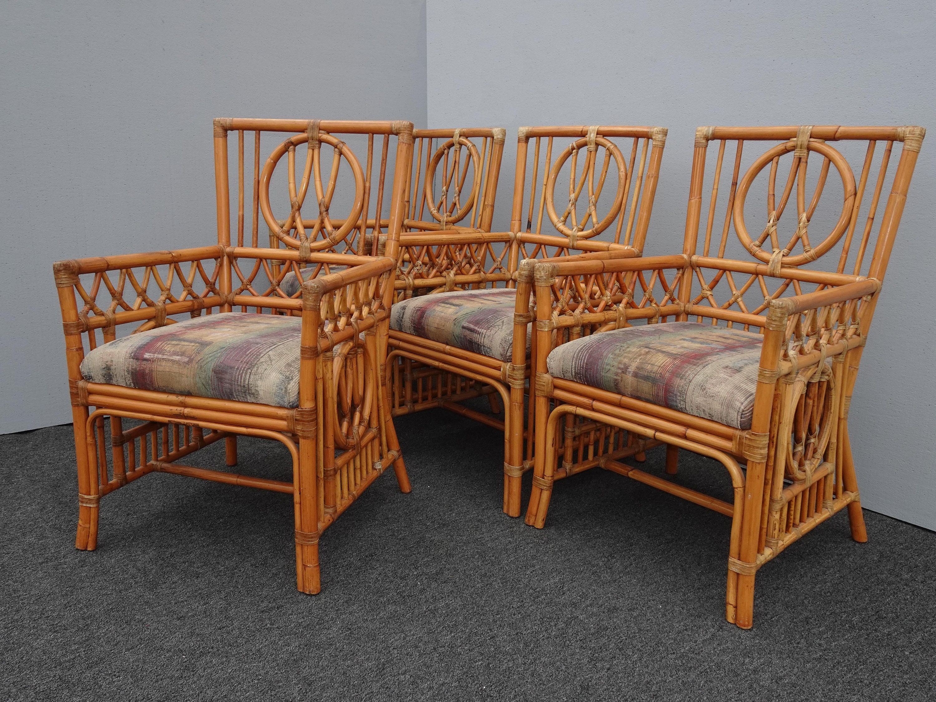 Mcguire bamboo dining chairs deals