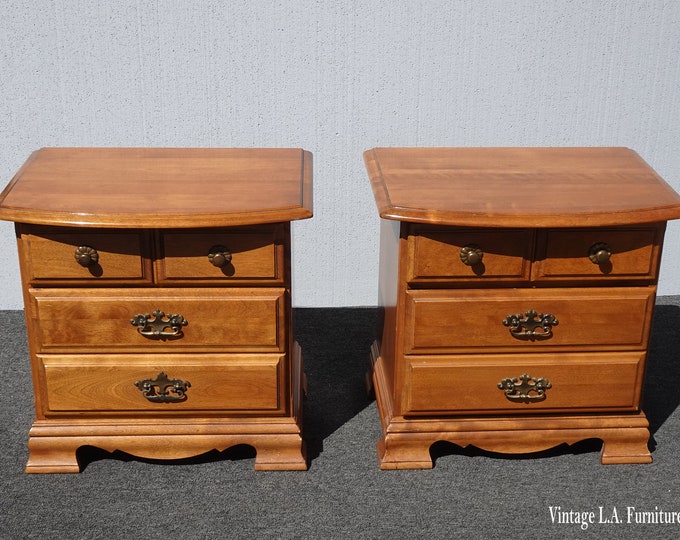 Pair of French Country Nightstands by Salem House