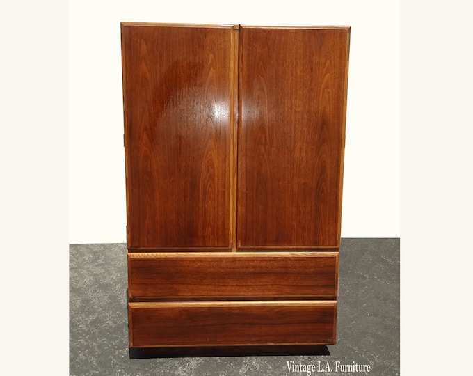Vintage Lane Furniture Cabinet Armoire with Drawers Mid Century Modern