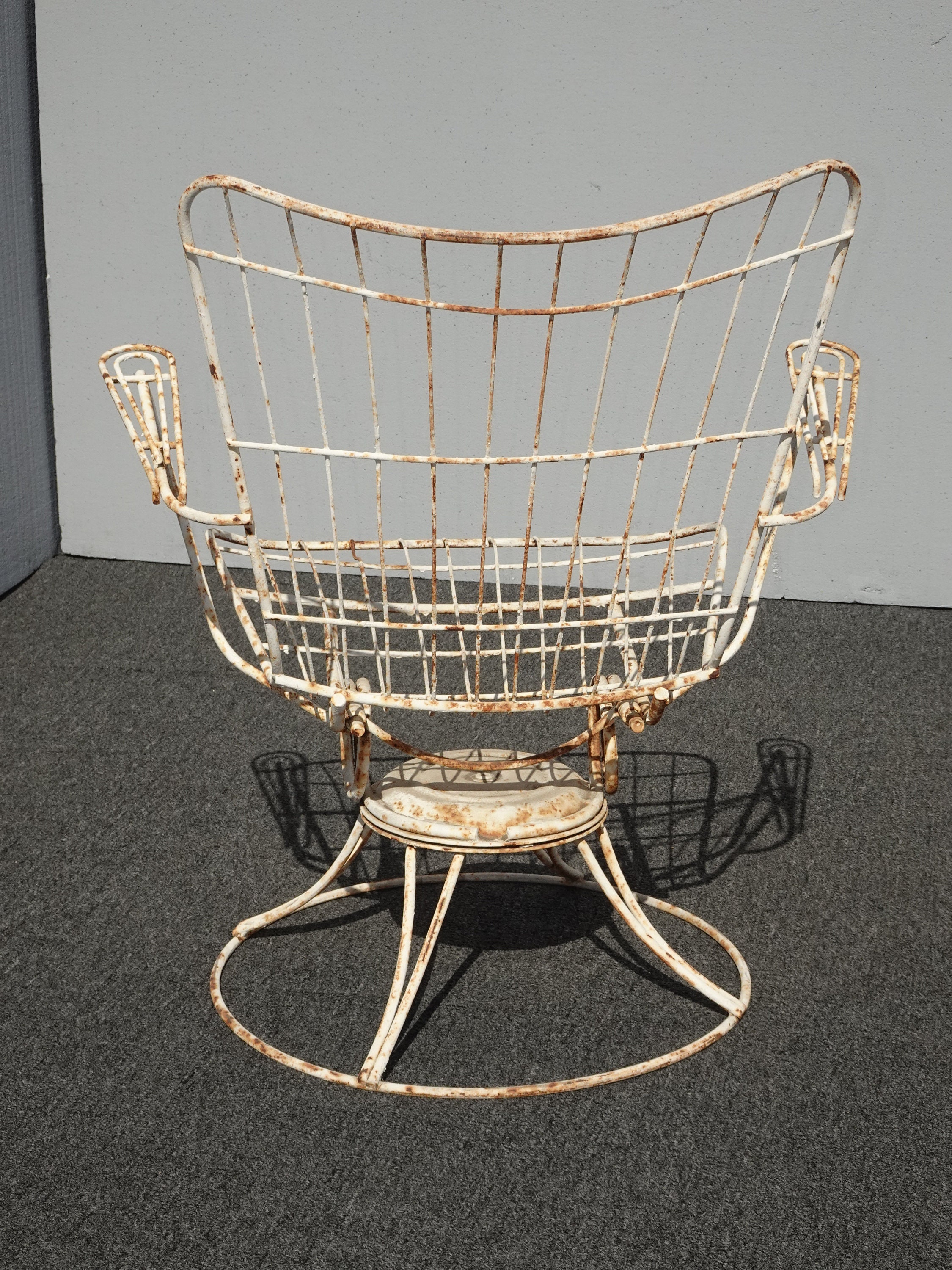 Vintage homecrest swivel rocker on sale chair