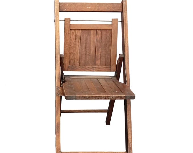 Antique Wooden Folding Child Chair or Doll Chair ~ French Farmhouse Chic