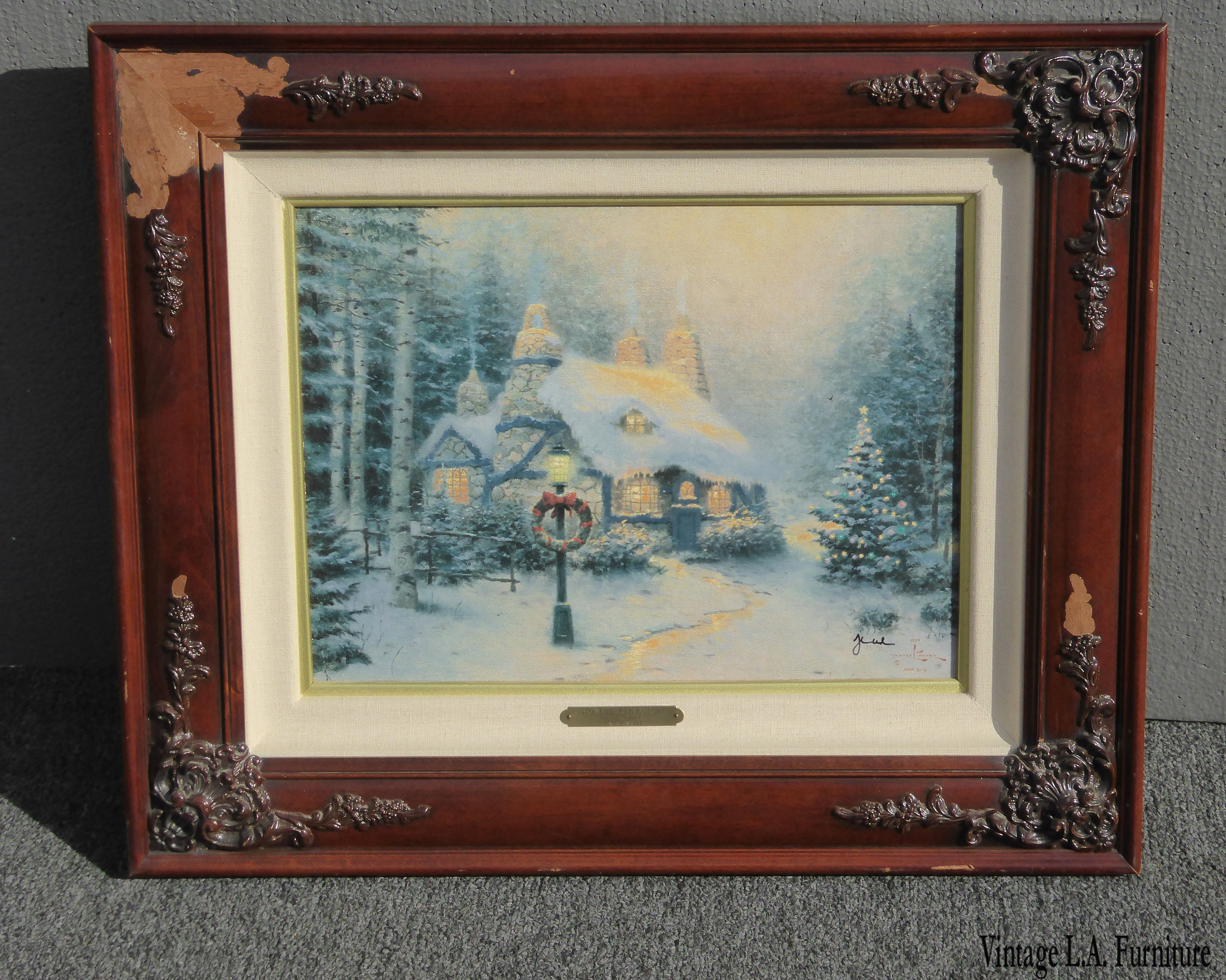 Vintage Stonehearth Hutch Christmas Cottage Iv Picture By Thomas