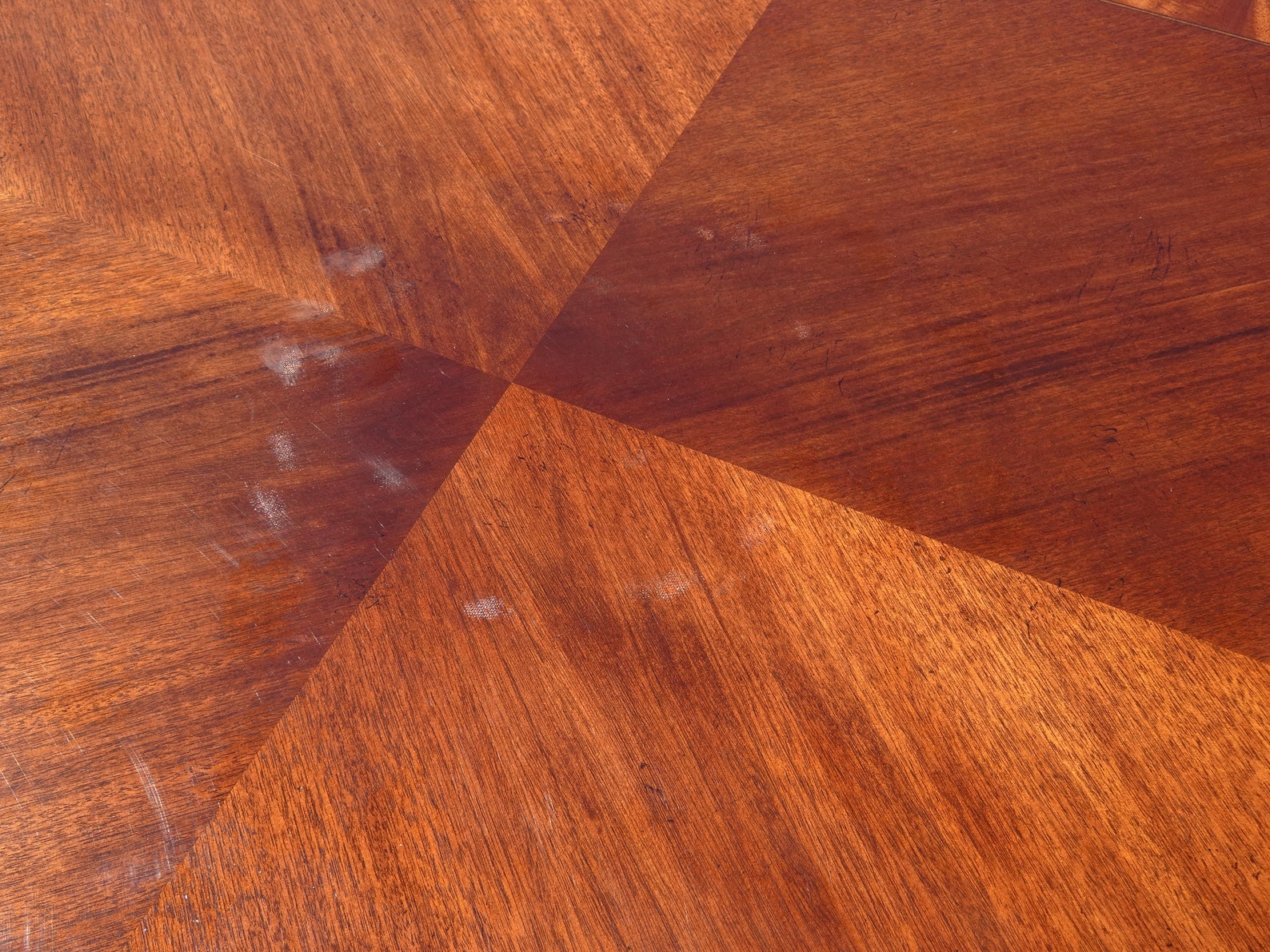 Vintage Baker Furniture Co. Brown Coffee Table Onlay W Pull Etsy