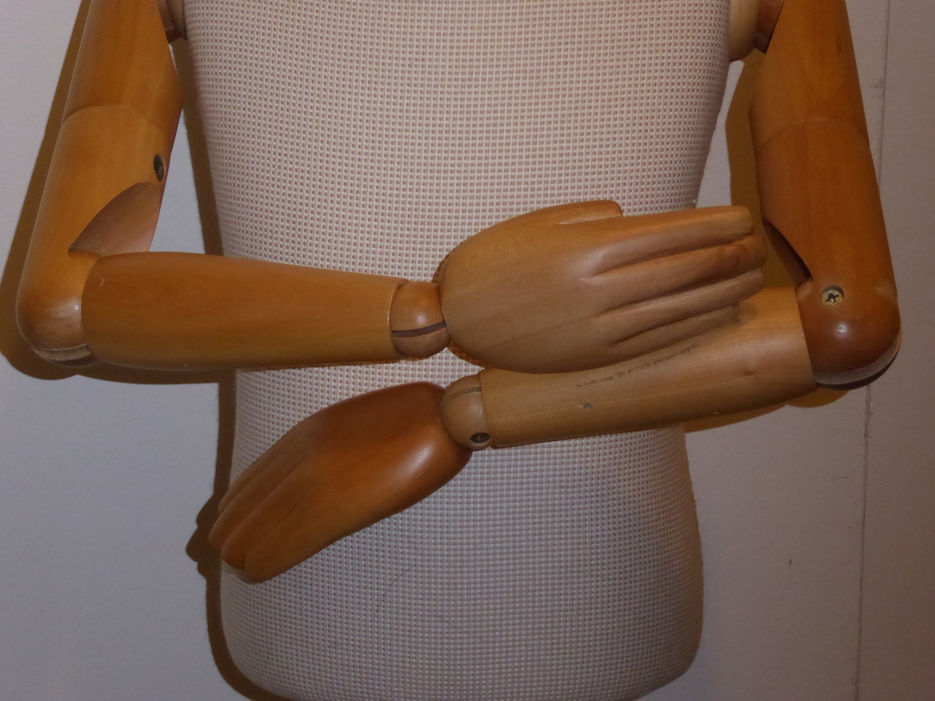 Child Mannequin Torso & Head with Posable Arms and Adjustable Height