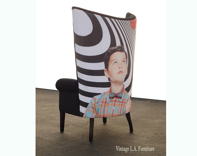 Tall Wingback Chair from the Warner Brothers Studios Props ~ Boy Wonder